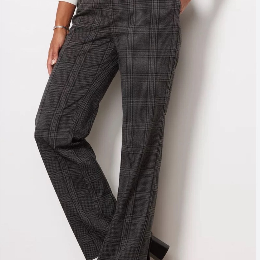 Sanctuary soho plaid trouser pants straight leg size 25